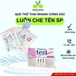 Que thử thai, que thử rụng trứng sớm chính xác cao 2 vạch che tên