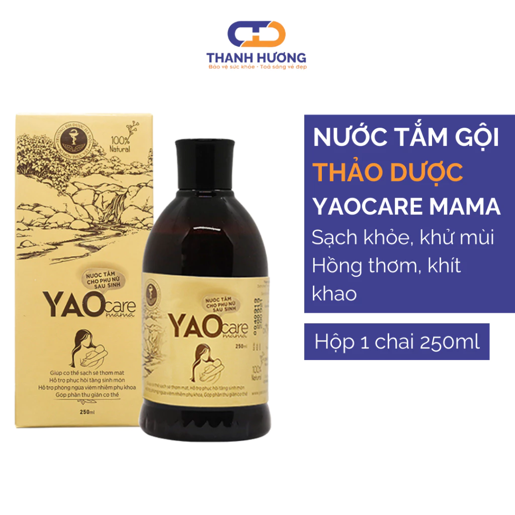 Nước xông, tắm YAOCARE MAMA vệ sinh, làm hồng, khử mùi vùng kín-Dk Pharma