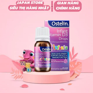 Vitamin d3 úc Ostelin Infant Drop 2,4ml và Ostelin kid liquid 20ml