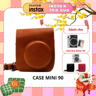 Bao da bảo vệ máy chụp ảnh lấy liền instax Mini 90 -  Case túi đựng máy chụp ảnh instax Mini 90