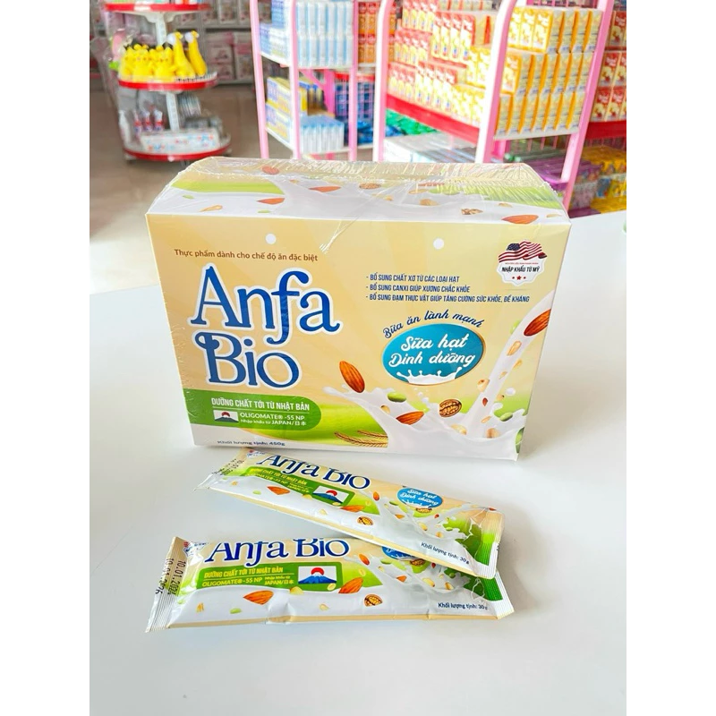 Sữa Hạt Anfa Bio Dinh Dưỡng Lành Mạnh