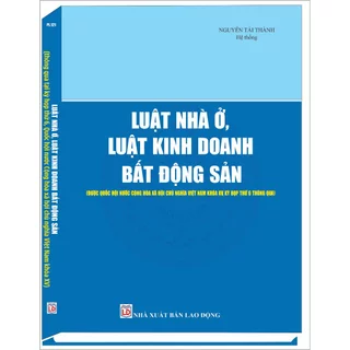 Sách - Luật Nhà Ở, Luật Kinh Doanh Bất Động Sản