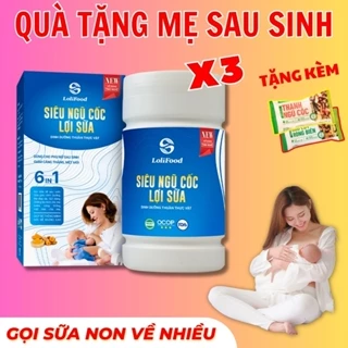 QUÀ TẶNG 8/3 MẸ SAU SINH Combo Quà Siêu Ngũ Cốc Lợi Sữa Từ Nhà LoliFood - Gọi Sữa Non Về Sớm