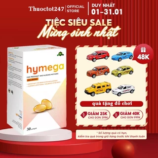 Viên uống Hymega - Bổ sung DHA siêu tinh khiết cho mẹ bầu hộp 30 viên