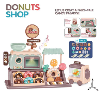 Đồ chơi Donut cửa hàng bán bánh donut,  dễ thương cho bé