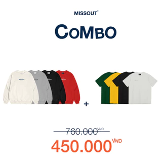 COMBO SWEATER CURVED LOGO + TEE BOX BASIC