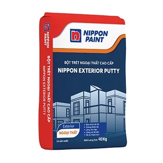 Bột trét Ngoại Thất Nippon Weatherbond (chiết lẻ). Che vết nứt nhỏ cũng như làm láng mịn hơn cho các bề mặt.