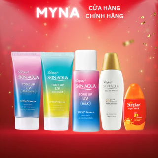 Kem chống nắng hằng ngày dưỡng trắng da Sunplay Skin Aqua Clear White SPF 50+ PA++++ 55g