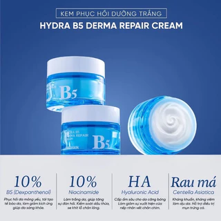 [ HÀNG CTY + TEM PHỤ ] Kem Dưỡng Ẩm Phục Hồi & Dưỡng Sáng Da PRETTY SKIN Hydra B5 Cream