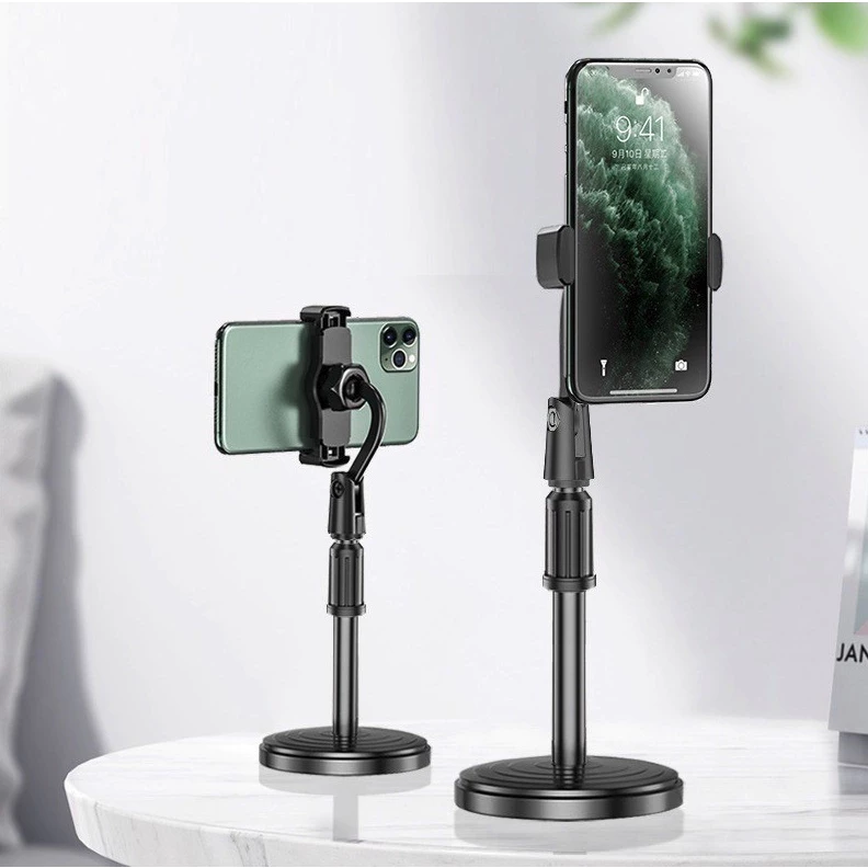 Giá đỡ điện thoại để bàn kẹp điện thoại gậy Livestream Xem Video Xoay 360 Độ