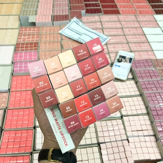 (BILL KOREA) Son Thỏi Lì, Lên Màu Siêu Xinh ROMAND Zero Matte Lipstick 3g