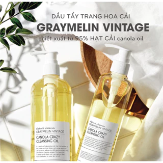 Dầu tẩy trang chiết xuất hoa cải Graymelin Canola Cleansing Oil 300ml