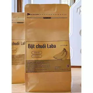 Bột chuối xanh Laba nguyên chất, canh tác hữu cơ, VƯỜN HÀ GIANG