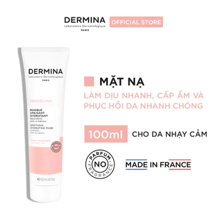 Mặt Nạ Bảo Vệ Làm Dịu Da Cấp Ẩm Tức Thì Cho Da Nhạy Cảm Dermina Sensélina Soothing Hydrating Mask 100ml