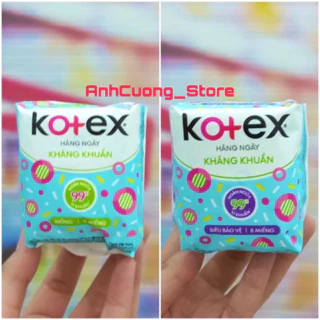 Băng vệ sinh hàng ngày Kotex 1 gói 8 miếng.