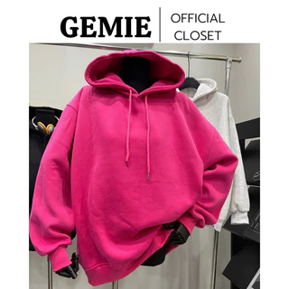 Áo hoodie nam nữ nỉ bông TRƠN BASIC form rộng unisex mũ rộng , Hoodie zip mũ 2 lớp form thụng ulzzang phong cách Hàn