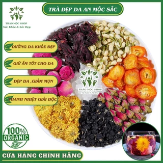 ✅[SET 30 GÓI] Trà Đẹp Da Dưỡng Da Nữ Thần Trà Hoa Trà Chăm Sóc Da Mặt Tại Thảo Mộc Shop