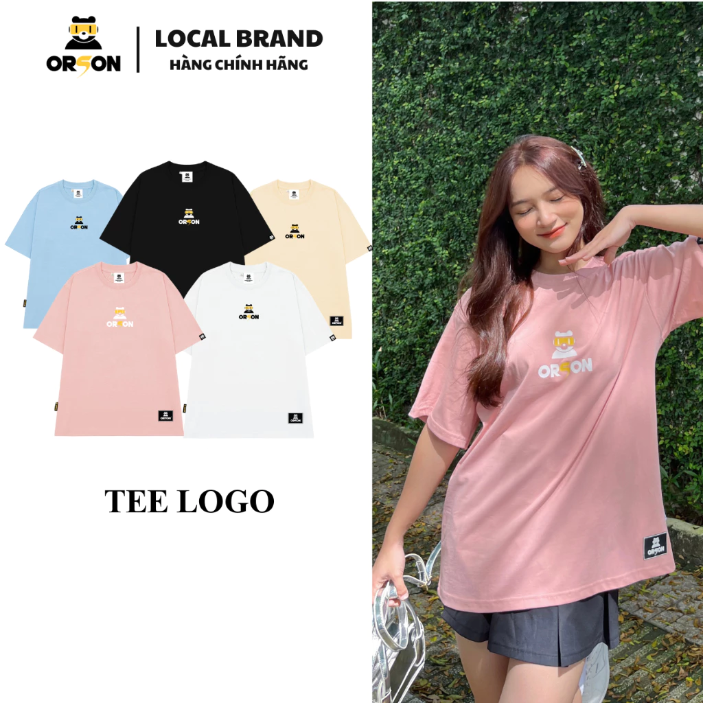 Áo thun Local Brand Orson Studio - Tee LOGO Áo Form Rộng Tay Lỡ Dành Cho Nam Nữ, Thoáng Mát ,Co Dãn