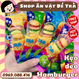 Kẹo dẻo trái cây hình Hamburger cute