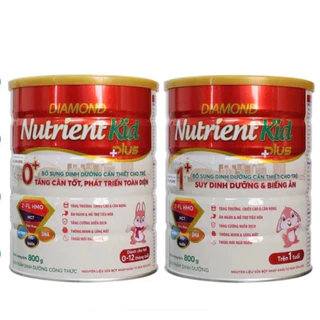 Sữa Diamond Nutrient kid plus 0+,1+,Grow IQ 800g Date mới nhất