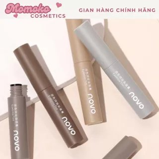 Hàng Mới Về Chuốt Mascara Lông Mày NOVO Dạng Lỏng Chống Thấm Nước Màu Trang Điểm Tự Nhiên Lâu Trôi