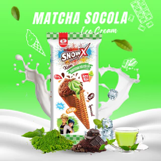 Kem Ốc Teen Matcha - Snowbaby (Hỏa tốc HN)