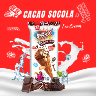 Kem Ốc Teen Cacao - SnowBaby (Hỏa tốc HN)