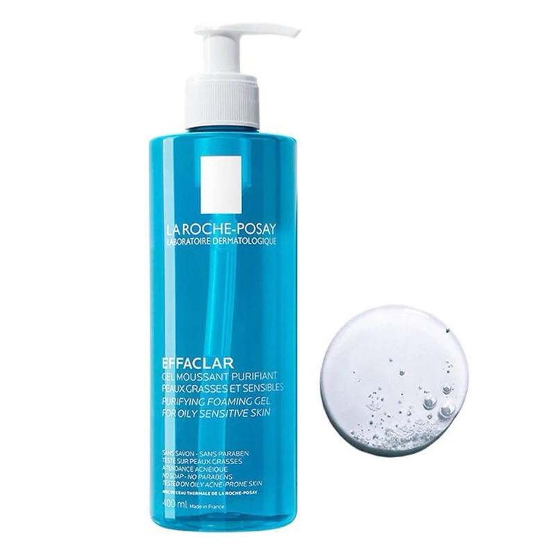 Gel rửa mặt tạo bọt cho da dầu nhạy cảm La Roche Posay Effaclar Foaming 400ml