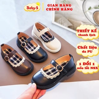 Giày búp bê bé gái phong cách Hàn Quốc Baby-S, Giày bé gái tiểu thư dáng vintage xinh xắn – SG36