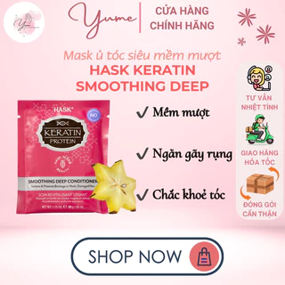 Mặt Nạ Ủ Tóc Keratin làm mượt sâu Hask Keratin Protein Smoothing Deep Conditioning Treatment