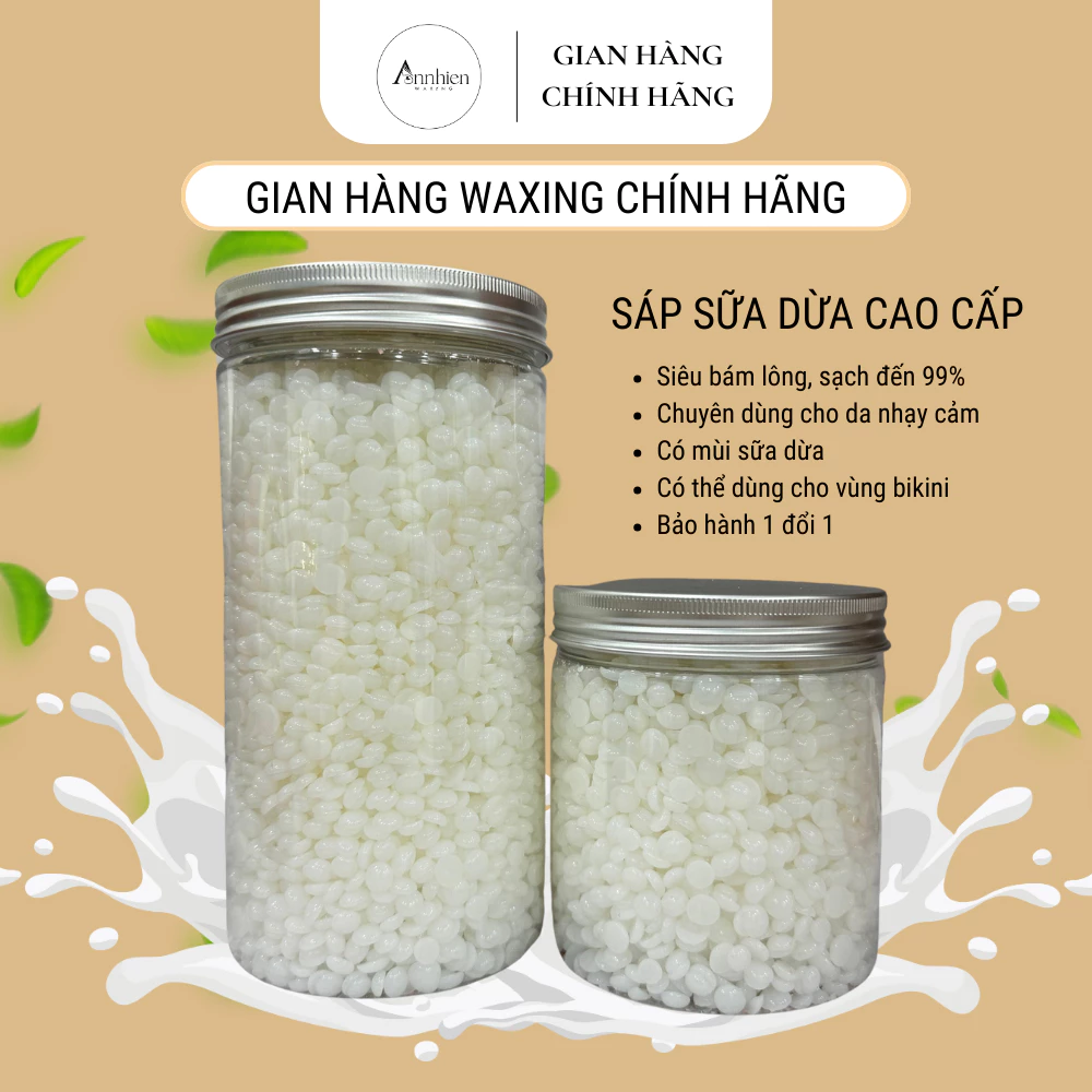 Sáp Wax Lông Trong Suốt AN NHIÊN WAXING Cao Cấp, Siêu Bám Lông Dành Cho Da Nhạy Cảm MINISO