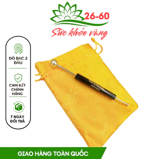 Cây Dò Day Bạc Ta 2 Đầu Chuẩn Y Tế Diện Chẩn - Đánh Gió- Giải Cảm - Dụng Cụ Diện Chẩn