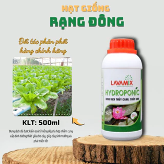 Dung Dịch Thủy Canh Hydroponic (chai 500ml) - bổ sung dinh dưỡng thiết yếu cho cây thủy canh- Hạt giống Rạng Đông