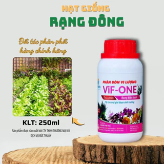 Phân bón Vi lượng Rong Biển VIF-ONE Minro (chai250ml) cân đối dinh dưỡng, tăng cường hấp thụ - Hạt giống Rạng Đông