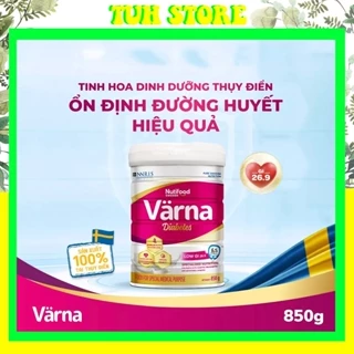 Sữa Bột Diabetes VARNA Lon - Ổn định đường huyết (GI = 26,9)-TUH