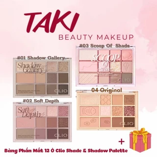 Bảng Màu Mắt Clio 12 Ô Shade & Shadow Palette (01- 02- 03 -04)