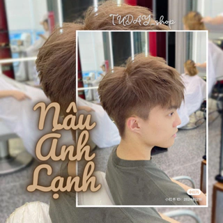 Thuốc Nhuộm Tóc Màu NÂU ÁNH LẠNH Nam Không Tẩy | Tudayhair, Tudayhairs