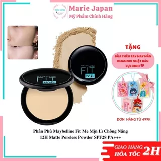 Phấn Phủ Maybelline Fit Me Mịn Lì Chống Nắng 12H Matte Poreless Powder SPF28 PA+++