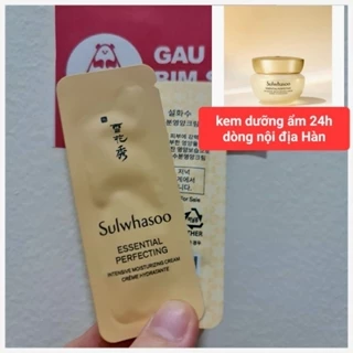 [T3.25](1ml)Kem dưỡng ẩm hoàn hảo Sulwhasoo Essential Perfecting Intensive Moisturizing Cream