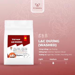 Cà phê Chua Dịu thơm mùi Chocolate 100% Arabica Lạc Dương Washed - Rang xay nguyên chất