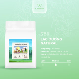 Cà phê Chua nhẹ Lạc Dương Natural 100%ArabicaViệt Nam hợp pha mọi loại - Rang xay nguyên chất