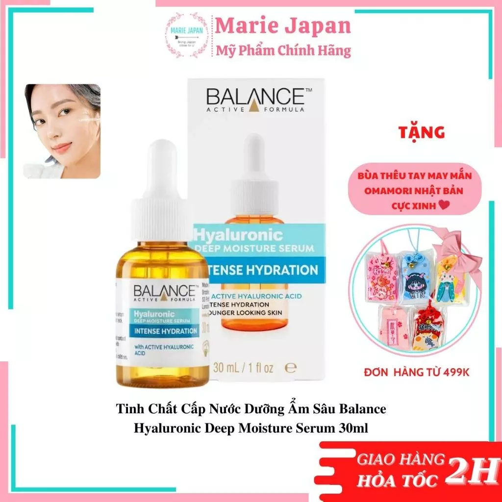 Tinh chất cấp nước dưỡng ẩm sâu Balance Hyaluronic Deep Moisture Serum 30ml