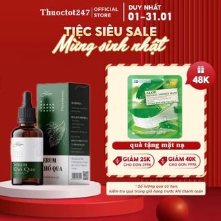 serum khổ qua, bột khổ qua mướp đắng Lim giảm mụn mờ thâm nám hiệu quả