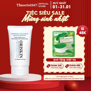 Sữa Rửa Mặt Trắng Da Oriskin Cleanser Moisturizing ❤️[ CHÍNH HÃNG ] ❤️ Ít Bọt Dành Cho Da Nhạy Cảm