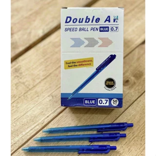 Hộp 50 CÂY bút bi Double A SPEED BALL  0,7mm NGÒI SIÊU ÊM