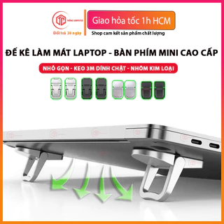 Giá Đỡ Laptop, Đế Tản Nhiệt Laptop, Đế Kê Laptop Mini Bộ 1 Cặp Cho Các Dòng Laptop,Đế Kê Bàn Phím