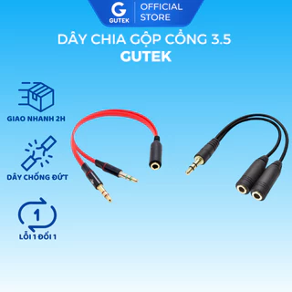 DÂY GỘP 2 JACK 3.5 MICRO + TAI NGHE THÀNH 1 LỖ CẮM JACK 3.5 LY và Cáp gộp audio và mic 3.5mm Jack gộp tai nghe 3.5