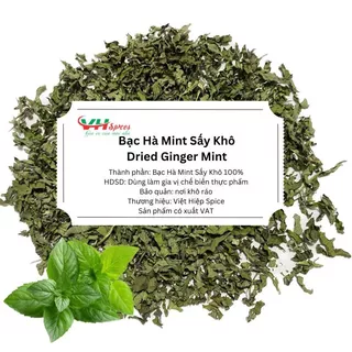 Bạc Hà Mint Sấy Khô Thơm, Xanh, The Mát Túi 1Kg(Dried Mint) Việt Hiệp