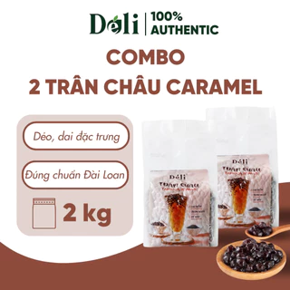Trân châu caramel - combo 2kg - trân châu tươi cao cấp - dai, mềm chuẩn vị Đài Loan