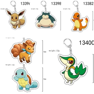 Móc khóa acrylic hình nhân vật Pokemon- Mẫu mới